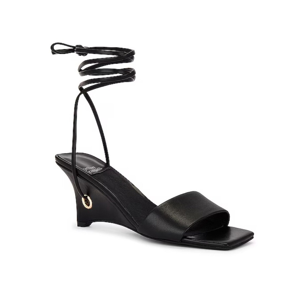 NEW Jeffery Campbell Wedge Sandals Gladiator Ready 2 Go White Women's 5 $140 - Picture 8 of 9